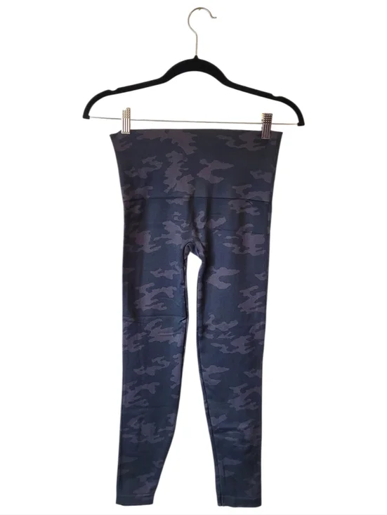 Spanx Dark Gray Camo Seamless Leggings Women's Size M - Picture 2 of 5